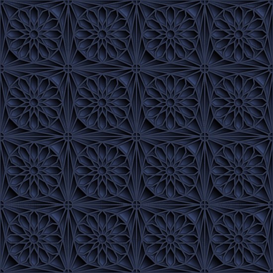 Islamic ornament seamless pattern, vector illustration