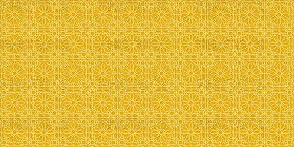 Islamic gold ornament vector seamless pattern