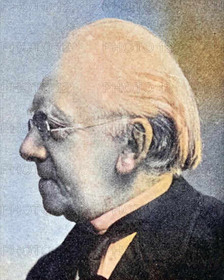 Rochus Wilhelm Traugott Heinrich Ferdinand Freiherr von Liliencron, 1820, 1912, Germanist and historian, known for his collection of German folk songs, Historical, digitally restored reproduction from...