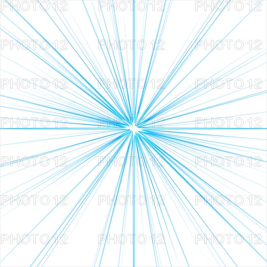 Digitally rendered Light effect rays flash radiance of star or sun white glow shine explosion
