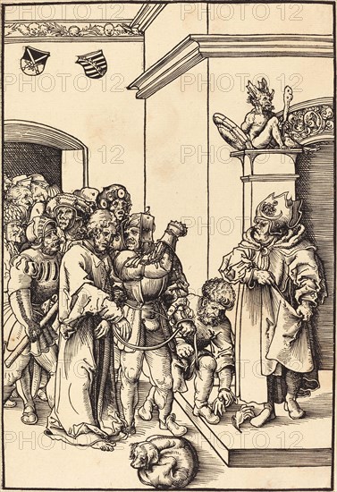 Christ in front of Annas, Annas was Jewish High Priest between the years 6 and about 15 AD, when the Roman Emperor Augustus reigned, painting by Lucas Cranach the Elder, 4 October 1472, 16 October 155...