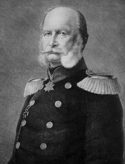 Wilhelm I, Wilhelm Friedrich Ludwig, 22 March 1797, 9 March 1888, of the House of Hohenzollern was King of Prussia and the first German Emperor from 2 January 1861 to 9 March 1888, Historical, digital...