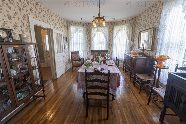 Beckley, West Virginia, Historic buildings are on display in the Coal Camp at the Beckley Exhibition Coal Mine. The mine superintendents house, constructed in 1906, was moved here from Skelton, West V...