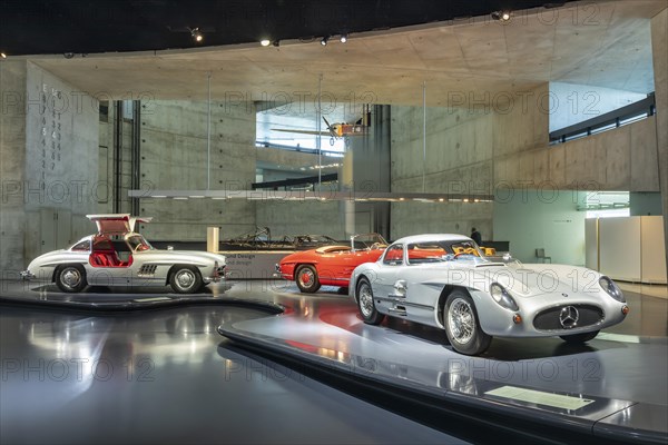 From left Mercedes-Benz 300 SL Coupe