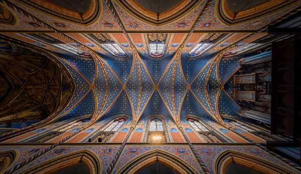 Ceiling, St. Marys Basilica, Basilica St. Mary, Kevelaer, North Rhine-Westphalia, Germany, Europe