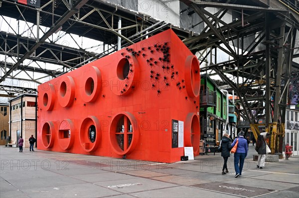 Shipyard hall NDSM Plein, Amsterdam, Netherlands
