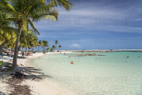 On the beach of Sainte-Anne, Guadeloupe, France, North America