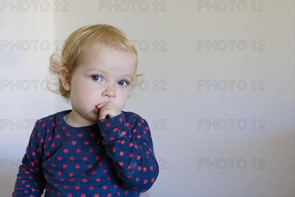 Bonn. Toddler is Thoughtful. Bonn, Germany, Europe
