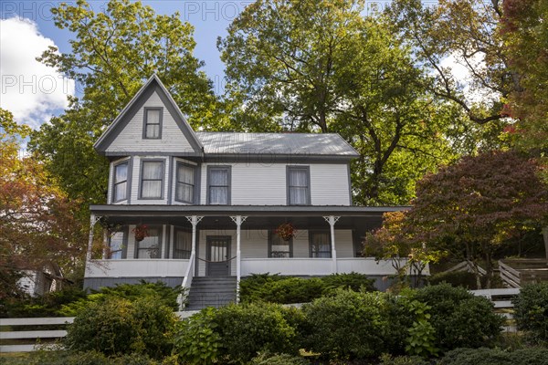 Beckley, West Virginia, Historic buildings are on display in the Coal Camp at the Beckley Exhibition Coal Mine. The mine superintendents house, constructed in 1906, was moved here from Skelton, West V...
