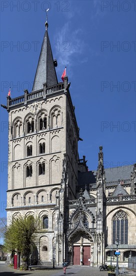 Provost Church of St. Victor, also called Xanten Cathedral, Xanten, North Rhine-Westphalia, North Rhine-Westphalia, Germany, Europe
