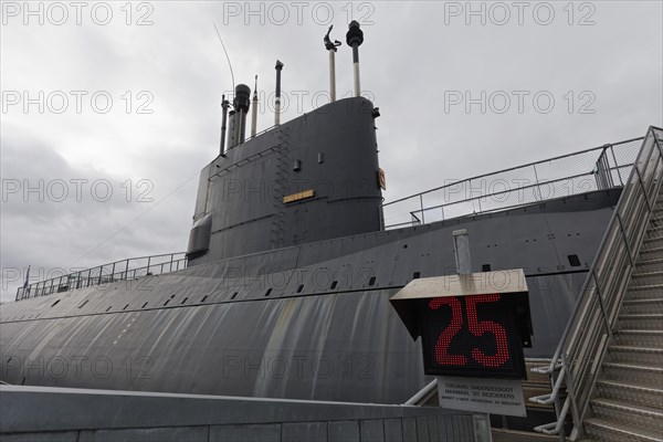 Submarine Tonijn, submarine, of the Dutch Navy, Naval Museum, Den Helder, province of North Holland, Netherlands