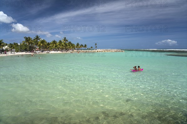 On the beach of Sainte-Anne, Guadeloupe, France, North America