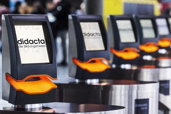 The trade fair Didacta is Europes largest education trade fair, target groups are teachers and trainers at kindergartens, schools and universities. Stuttgart, Baden-Wuerttemberg, Germany, Europe