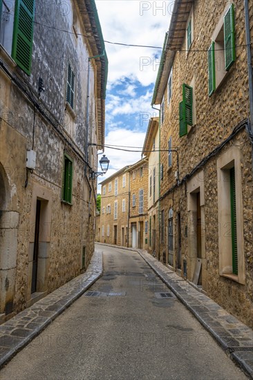 Alley with typical stone houses