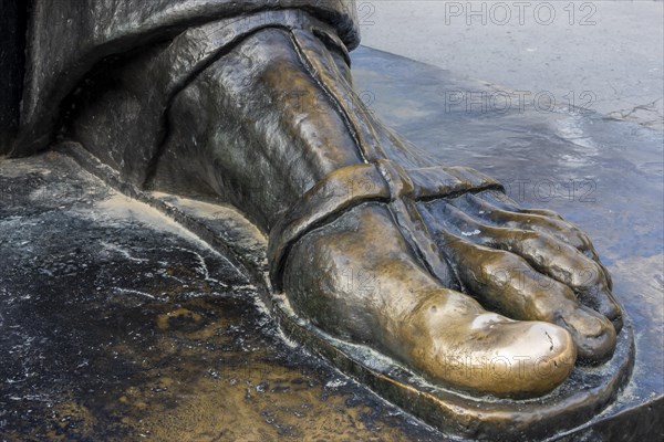 The giant foot of the bronze sculpture of Gregory of Nin and the shiny big toe that brings good luck when touched are the famous attractions of Split