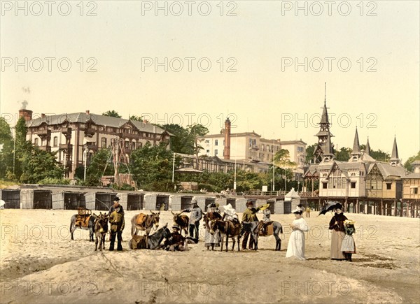 The Casino and the Pier of Heringsdorf