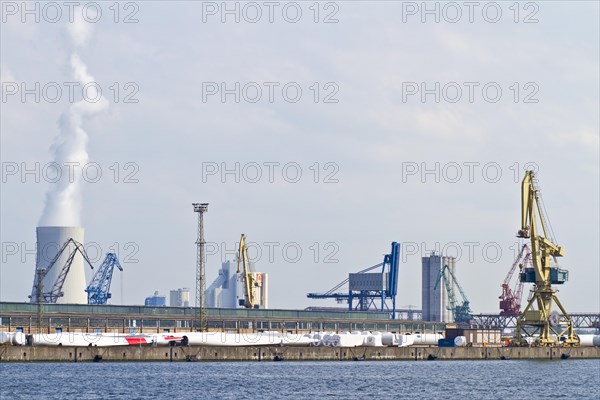 Power station and shipyard
