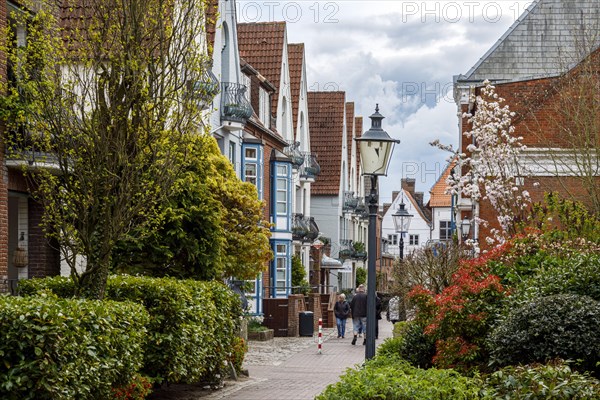 Schlossgang in the old town of Husum