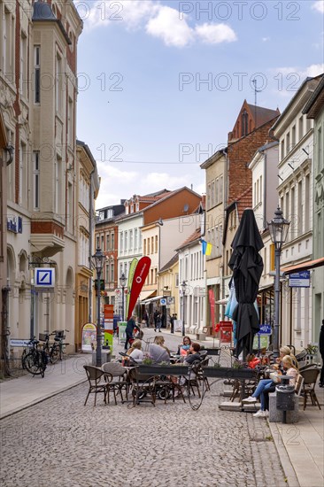 Pedestrian zone in the medieval town centre