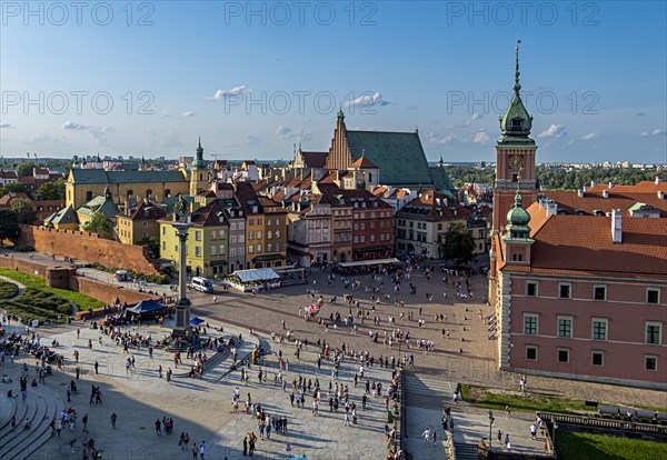 Warsaw Royal Castle and Sigismund Column