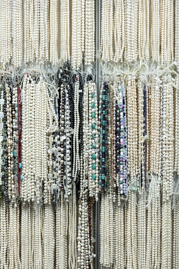 Necklaces made of gemstones