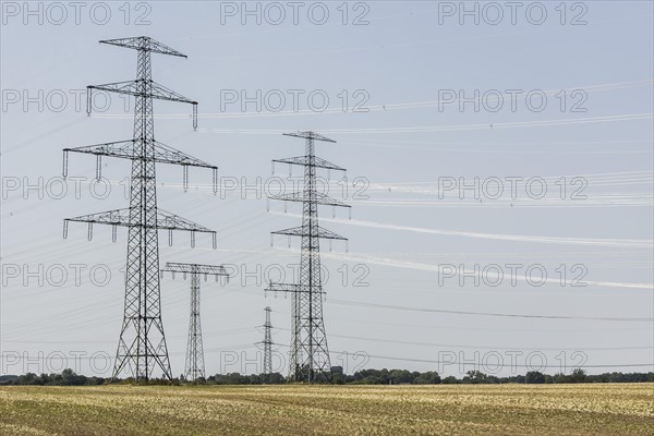 Electricity pylons