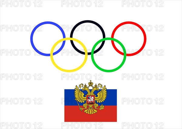 Symbolic of the participation of Russian athletes in the Olympics