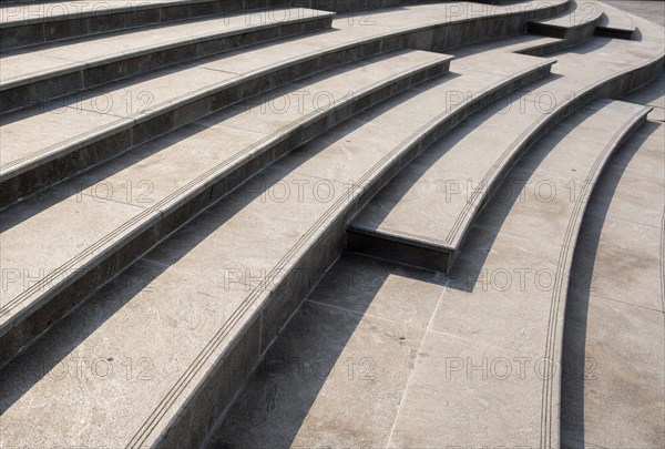 Daytime view of Lightning Stairs at Katara Cultural Village
