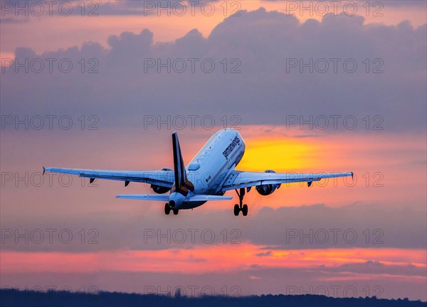 Aircraft taking off