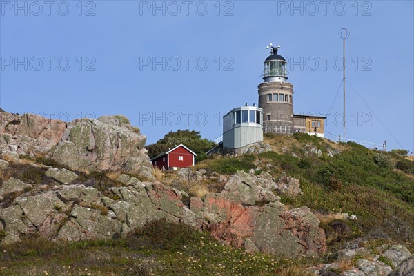 The Kullen Lighthouse by the mouth of Oeresund at Kullaberg