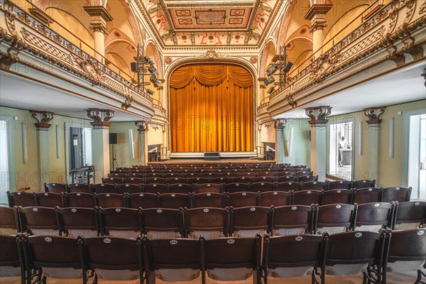 Interior view of the historic spa theatre