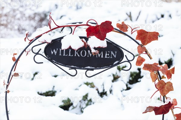 Welcome sign