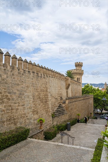 Fortress wall with tower