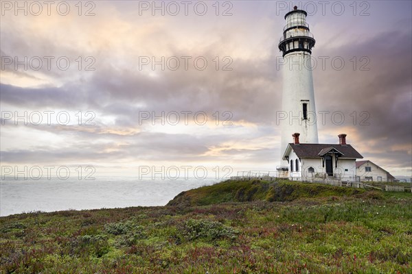 Pigeon Point Lighthouse is a lighthouse built in 1871 to guide ships on the Pacific coast of California. It is located on the coastal highway 1 near Pescadero