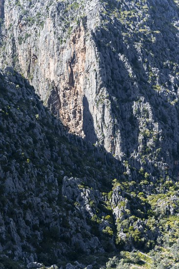Steep cliffs