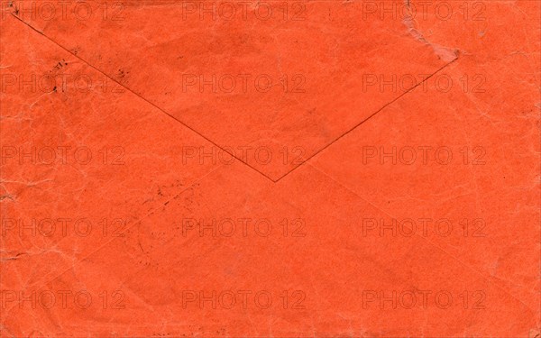 Orange mail letter envelope