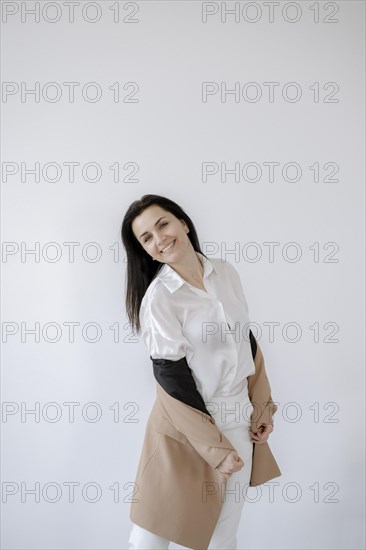 Portrait of a dark-haired woman