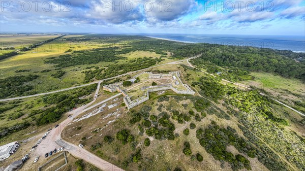 Aerial of the Fort of Santa Teresa