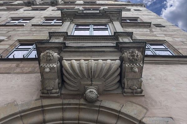 Historic oriel at the Femobaus