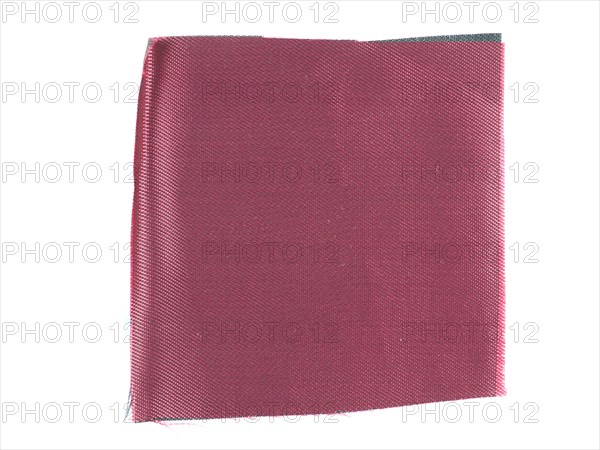 Red fabric sample