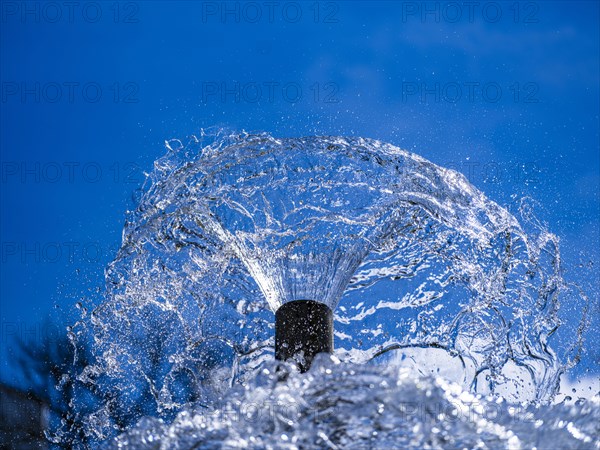 Fountain in the spa gardens of Bad Homburg vor der Hoehe
