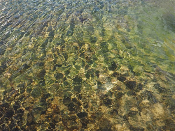 Green blue water surface background