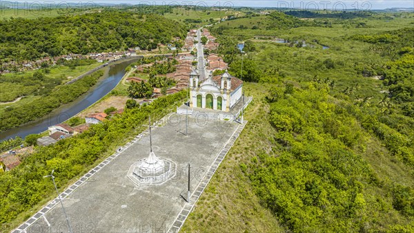 Aerial of Bom Jesus dos Navegantes church