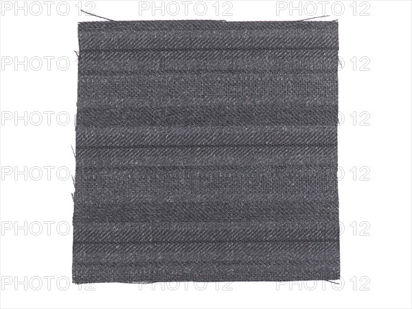 Black fabric sample