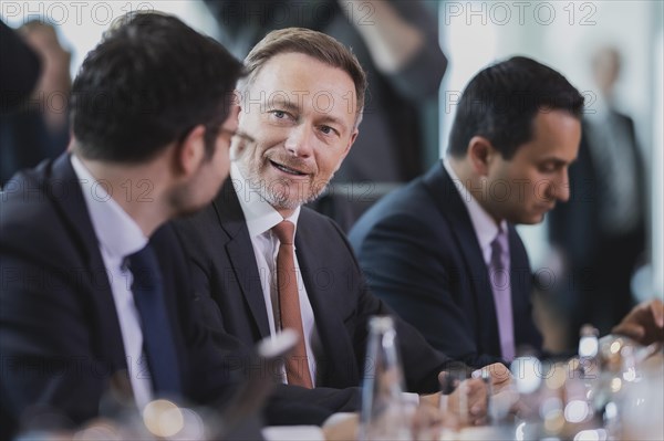 (L-R) Marco Buschmann (FDP), Federal Minister of Justice, and Christian Lindner (FDP), Federal