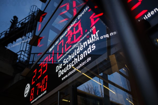 Germany's Debt Clock by the Taxpayers' Association of Germany Berlin
