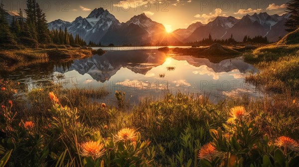 Tranquil mountain
