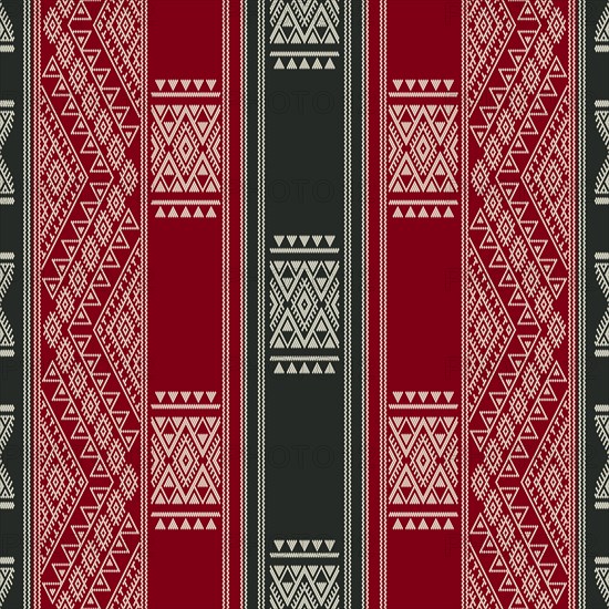 Traditional Tunisian embroidery pattern