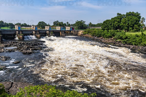 Rapids on the Tshopo river