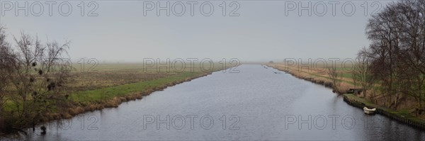 The river Geeste between Spaden and Schiffdorf